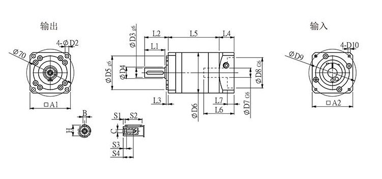 數(shù)控彎管行星伺服減速機參數(shù)
